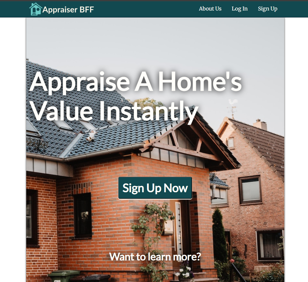 Realtor/Appraiser Page
